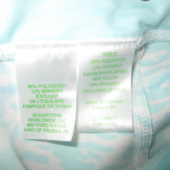 Lilly Pulitzer XS UPF 50+ Weekender Crop Leggings - Picture 2 of 8